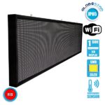 GLOBOSTAR® DISPLAY 90291 Κυλιόμενη Ψηφιακή Επιγραφή P10 Μονής Όψης LED AC 220-240V Αδιάβροχο IP65 Κόκκινο - WiFi Control μέσω FK APP - Αισθητήρας Θερμοκρασίας & Υγρασίας - Μ264 x Π9 x Υ72cm - 2 Χρόνια Εγγύηση - Image 3