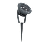 GloboStar® TREELIGHT-TZINA 90355 Σποτ Φωτισμού Ειδικό για Φυτά - Δέντρα με Βάση Κήπου / Καρφωτό LED 6W 570lm 10° DC 24V Αδιάβροχο IP65 L14 x W12.5 x H12.5cm Φυσικό Λευκό 4500K - Γκρι Ανθρακί - 3 Years Warranty - Image 3
