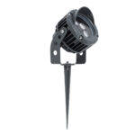 GLOBOSTAR® TREEVINA 90357 Φωτιστικό Σποτ με Αντιθαμβωτική Γρίλια για Φυτά - Δέντρα με Βάση Κήπου / Καρφωτό LED 6W 660lm 10° DC 24V Αδιάβροχο IP65 Θερμό Λευκό 2700K Dimmable - Bridgelux SMD Chip - Γκρι Ανθρακί - Μ13 x Π9.5 x Υ9.5cm - 3 Χρόνια Εγγύηση - Image 3
