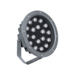 GloboStar® TREELIGHT-RIVA 90366 Σποτ Φωτισμού Ειδικό για Φυτά - Δέντρα με Βάση Κήπου / Καρφωτό LED 24W 2040lm 10° DC 24V Αδιάβροχο IP67 Φ20.5 x Υ6.5cm RGBW DMX512 - Γκρι Ανθρακί - 3 Years Warranty - Image 4