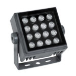 GLOBOSTAR® FLOODTINY 90370 Προβολέας Σποτ Wall Washer LED 27W 2295lm 3° DC 24V Αδιάβροχο IP65 Πολύχρωμο RGBW Dimmable DMX512 - Bridgelux SMD Chip - Γκρι Ανθρακί - Μ13.8 x Π16.4 x Υ7cm - 3 Χρόνια Εγγύηση - Image 3