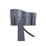 GLOBOSTAR® FLOODNIGMA 90378 Προβολέας Σποτ Wall Washer LED 24W 2160lm 30° DC 24V Αδιάβροχο IP65 Θερμό Λευκό 2700K Dimmable - Bridgelux SMD Chip - Γκρι Ανθρακί - Μ15 x Π15 x Υ9.1cm - 3 Χρόνια Εγγύηση - Image 6