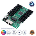 GloboStar® CARDULCO ZH-T12 90387 Professional LED Receiving Card 12 x HUB75 - Κάρτα Καναλιών για Ψηφιακές Οθόνες LED Video Wall - Loading Area W128 x H768 - Gray Level 65536 - Gigabit Network Linkable - DC 3.5~6V - IP20 Μ14.8 x Π9.6 x Υ1.7cm