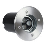 GloboStar® UNDERWATER-LUNTA 90401 Υποβρύχιο Χωνευτό Κινούμενο Φωτιστικό Σποτ Ειδικό για Σιντριβάνια LED 12W 1080lm 60° DC 24V Αδιάβροχο IP68 Φ12 x Υ13cm Θερμό Λευκό 2700K - Ανοξείδωτο Ατσάλι - 3 Χρόνια Εγγύηση - Image 3