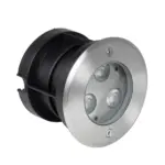 GLOBOSTAR® UNDERWATERHUNI 90415 Υποβρύχιο Χωνευτό Σποτ για Σιντριβάνια/Πισίνες LED 3W 300lm 30° DC 24V Αδιάβροχο IP68 Ψυχρό Λευκό 6000K Dimmable - Bridgelux SMD Chip - Ανοξείδωτο Ατσάλι SS304 - Μ10 x Π10 x Υ7.6cm / Q9cm - 3 Χρόνια Εγγύηση - Image 2