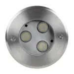 GLOBOSTAR® UNDERWATERHUNI 90415 Υποβρύχιο Χωνευτό Σποτ για Σιντριβάνια/Πισίνες LED 3W 300lm 30° DC 24V Αδιάβροχο IP68 Ψυχρό Λευκό 6000K Dimmable - Bridgelux SMD Chip - Ανοξείδωτο Ατσάλι SS304 - Μ10 x Π10 x Υ7.6cm / Q9cm - 3 Χρόνια Εγγύηση - Image 3