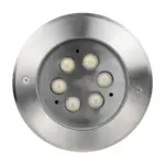 GLOBOSTAR® UNDERWATERYUNI 90417 Υποβρύχιο Χωνευτό Σποτ για Σιντριβάνια/Πισίνες LED 6W 540lm 30° DC 24V Αδιάβροχο IP68 Θερμό Λευκό 2700K Dimmable - Bridgelux SMD Chip - Ανοξείδωτο Ατσάλι SS304 - Μ14.6 x Π14.6 x Υ9cm / Q13.3cm - 3 Χρόνια Εγγύηση - Image 3