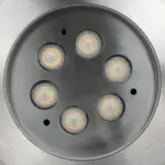 GLOBOSTAR® UNDERWATERYUNI 90417 Υποβρύχιο Χωνευτό Σποτ για Σιντριβάνια/Πισίνες LED 6W 540lm 30° DC 24V Αδιάβροχο IP68 Θερμό Λευκό 2700K Dimmable - Bridgelux SMD Chip - Ανοξείδωτο Ατσάλι SS304 - Μ14.6 x Π14.6 x Υ9cm / Q13.3cm - 3 Χρόνια Εγγύηση - Image 6