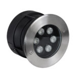 GLOBOSTAR® UNDERWATERYUNI 90419 Υποβρύχιο Χωνευτό Σποτ για Σιντριβάνια/Πισίνες LED 6W 600lm 30° DC 24V Αδιάβροχο IP68 Πολύχρωμο RGBW Dimmable DMX512 - Bridgelux SMD Chip - Ανοξείδωτο Ατσάλι SS304 - Μ15 x Π15 x Υ10cm / Q14cm - 3 Χρόνια Εγγύηση - Image 3