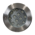 GLOBOSTAR® UNDERWATERTUNI 90421 Υποβρύχιο Χωνευτό Σποτ για Σιντριβάνια/Πισίνες LED 12W 1200lm 30° DC 24V Αδιάβροχο IP68 Ψυχρό Λευκό 6000K Dimmable - Bridgelux SMD Chip - Ανοξείδωτο Ατσάλι SS304 - Μ18 X Π18 x Υ11cm / Q17.5 - 3 Χρόνια Εγγύηση - Image 4