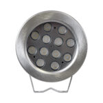 GLOBOSTAR® UNDERWATERJERRY 90424 Υποβρύχιο Επιφανειακό Σποτ για Σιντριβάνια/Πισίνες LED 12W 1200lm 30° DC 24V Αδιάβροχο IP68 Ψυχρό Λευκό 6000K Dimmable - Bridgelux SMD Chip - Ανοξείδωτο Ατσάλι 304 - Μ14.5 x Π7 x Υ19cm - 3 Χρόνια Εγγύηση - Image 4