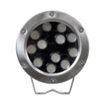 GLOBOSTAR® UNDERWATERJERRY 90425 Υποβρύχιο Επιφανειακό Σποτ για Σιντριβάνια/Πισίνες LED 12W 1200lm 30° DC 24V Αδιάβροχο IP68 Πολύχρωμο RGBW Dimmable DMX512 - Bridgelux SMD Chip - Ανοξείδωτο Ατσάλι 304 - Μ14.5 x Π7 x Υ19cm - 3 Χρόνια Εγγύηση - Image 4