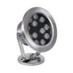 GLOBOSTAR® UNDERWATER-DENIS 90431 Υποβρύχιος Προβολέας Σποτ για Σιντριβάνια/Πισίνες LED 12W 1020lm 30° DC 24V Αδιάβροχο IP68 RGBW DMX512 Dimmable - Ανοξείδωτο Ατσάλι 304 - Μ14.5 x Π7 x Υ17cm - 3 Χρόνια Εγγύηση - Image 3