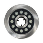 GloboStar® UNDERWATER-DENIS 90440 Υποβρύχιο Χωνευτό Φωτιστικό Σποτ Ειδικό για Σιντριβάνια - Πισίνες - Τζακούζι LED 12W 1020lm 30° DC 24V Αδιάβροχο IP68 Φ19.5 x Υ7.5cm RGBW DMX512 - Ανοξείδωτο Ατσάλι SS304 - 3 Years Warranty - Image 4