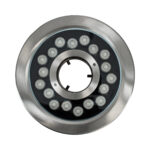 GloboStar® UNDERWATER-DENIS 90443 Υποβρύχιο Χωνευτό Φωτιστικό Σποτ Ειδικό για Σιντριβάνια - Πισίνες - Τζακούζι LED 18W 1530lm 30° DC 24V Αδιάβροχο IP68 Φ21.5 x Υ8cm RGBW DMX512 - Ανοξείδωτο Ατσάλι SS304 - 3 Years Warranty - Image 4