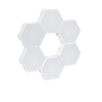 GloboStar® DIGIOCTA 90448 Σετ 6 Ψηφιακων LED RGB Φωτιστικών Κυψελών με Ψηφιακό Controller με WiFi Smart APP & Ασύρματο Χειριστήριο RF 2.4Ghz - LED SMD 5050 9W/Σετ 84PIXEL/Σετ 720lm/Σετ 120° DC 5V με USB 2.0 IP20 Πολύχρωμο RGB - Dimmable - Μ10.5 x Π10.5 x Υ3cm Ανά Κυψέλη - 2 Χρόνια Εγγύηση - Image 3
