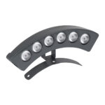 GLOBOSTAR® TREEPLANTE 90456 Κυρτή Μπάρα Φωτισμού Wall Washer για Φυτά - Δέντρα LED 6W 660lm 15° DC 24V Αδιάβροχο IP67 Θερμό Λευκό 2700K Dimmable - Bridgelux SMD Chip - Γκρι Ανθρακί - Μ17.5 x Π4.5 x Υ8cm - 3 Χρόνια Εγγύηση - Image 3