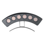 GLOBOSTAR® TREEPLANTE 90456 Κυρτή Μπάρα Φωτισμού Wall Washer για Φυτά - Δέντρα LED 6W 660lm 15° DC 24V Αδιάβροχο IP67 Θερμό Λευκό 2700K Dimmable - Bridgelux SMD Chip - Γκρι Ανθρακί - Μ17.5 x Π4.5 x Υ8cm - 3 Χρόνια Εγγύηση - Image 4