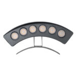 GLOBOSTAR® TREEPLANTE 90457 Κυρτή Μπάρα Φωτισμού Wall Washer για Φυτά - Δέντρα LED 6W 690lm 15° DC 24V Αδιάβροχο IP67 Φυσικό Λευκό 4500K Dimmable - Bridgelux SMD Chip - Γκρι Ανθρακί - Μ17.5 x Π4.5 x Υ8cm - 3 Χρόνια Εγγύηση - Image 4