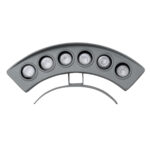 GloboStar® TREELIGHT-PLANTE 90459 Κυρτή Μπάρα Φωτισμού Wall Washer Ειδική για Φυτά - Δέντρα LED 6W 630lm 15° DC 24V Αδιάβροχο IP67 Μ18 x Π3.7 x Υ7.5cm RGBW DMX512 - Γκρι Ανθρακί - 3 Years Warranty - Image 4