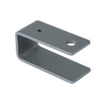 GLOBOSTAR® TREEBASE 90476 Ειδική Βάση (U) για Ιμάντα Στήριξης Φωτιστικών Σποτ σε κορμό Φυτών & Δέντρων - Γκρι Ανθρακί - Μ4.3 x Π1.8 x Υ2cm - Image 3