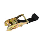 GLOBOSTAR® TREEBASE 90477 Ιμάντας με Καστάνια για Τοποθέτηση Φωτιστικών Σποτ σε κορμό Φυτών & Δέντρων - Μαύρο & Χρυσό - Μ50 x Π7.5 x Υ5cm - Image 3