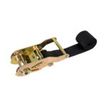 GLOBOSTAR® TREEBASE 90478 Ιμάντας με Καστάνια για Τοποθέτηση Φωτιστικών Σποτ σε κορμό Φυτών & Δέντρων - Μαύρο & Χρυσό - Μ100 x Π7.5 x Υ5cm - Image 3