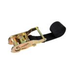 GLOBOSTAR® 90480 Ιμάντας με Καστάνια για Τοποθέτηση Φωτιστικών Σποτ σε κορμό Φυτών & Δέντρων - Μαύρο & Χρυσό - Μ200 x Π7.5 x Υ5cm - Image 3