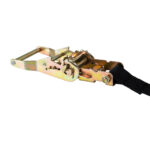 GLOBOSTAR® 90480 Ιμάντας με Καστάνια για Τοποθέτηση Φωτιστικών Σποτ σε κορμό Φυτών & Δέντρων - Μαύρο & Χρυσό - Μ200 x Π7.5 x Υ5cm - Image 6