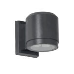 GLOBOSTAR® WALLLIGHT-SONA 90481 Μοντέρνο Φωτιστικό Τοίχου - Απλίκα LED 12W 1080lm 5° DC 24V Αδιάβροχο IP67 Θερμό Λευκό 2700K - CREE COB Chip & TÜV SÜD Driver - Γκρι Ανθρακί Ματ - Μ9.5 x Π13 x Υ11cm - 3 Χρόνια Εγγύηση - Image 3
