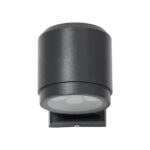 GLOBOSTAR® WALLLIGHT-SONA 90482 Μοντέρνο Φωτιστικό Τοίχου - Απλίκα LED 12W 1140lm 5° DC 24V Αδιάβροχο IP67 Φυσικό Λευκό 4500K - CREE COB Chip & TÜV SÜD Driver - Γκρι Ανθρακί Ματ - Μ9.5 x Π13 x Υ11cm - 3 Χρόνια Εγγύηση - Image 4