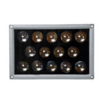 GloboStar® FLOOD-DENA 90487 Επιτοίχιος Προβολέας Wall Washer για Φωτισμό Κτιρίων - Απλίκα & Δαπέδου LED 30W 2700lm 5° DC 24V Αδιάβροχο IP67 Μ18.5 x Π13 x Υ12cm Θερμό Λευκό 2700K - Γκρι Ανθρακί - 3 Years Warranty - Image 5
