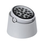GLOBOSTAR® FLOODRANA 90489 Κινούμενος Προβολέας Σποτ Wall Washer LED 36W 3240lm 5° DC 24V Αδιάβροχο IP67 Θερμό Λευκό 2700K Dimmable - Bridgelux SMD Chip - Γκρι - Μ26.5 x Π26.5 x Υ20cm - 3 Χρόνια Εγγύηση - Image 3