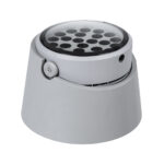 GloboStar® FLOOD-RANA 90490 Κινούμενος Προβολέας - Σποτ Φωτισμού Wall Washer για Φωτισμό Κτιρίων LED 36W 3420lm 5° DC 24V Αδιάβροχο IP67 Φ26.5 x Υ20cm Φυσικό Λευκό 4500K - Γκρι - 3 Years Warranty - Image 4
