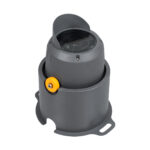 GLOBOSTAR® FLOODSIMA 90493 Κινούμενος Προβολέας Σποτ Wall Washer με Αντιθαμβωτική Γρίλια LED 24W 2160lm 30° DC 24V Αδιάβροχο IP67 Θερμό Λευκό 2700K Dimmable - Bridgelux SMD Chip - Γκρι Ανθρακί - Μ14.5 x Π24.2 x Υ22.5cm - 3 Χρόνια Εγγύηση - Image 4