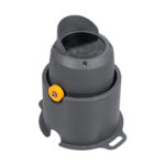 GloboStar® FLOOD-SIMA 90494 Κινούμενος Προβολέας - Σποτ Φωτισμού Wall Washer με Αντιθαμβωτική Γρίλια για Φωτισμό Κτιρίων LED 24W 2040lm 30° DC 24V Αδιάβροχο IP67 Μ14.5 x Π24.2 x Υ22.5cm RGBW DMX512 - Γκρι Ανθρακί - 3 Years Warranty - Image 4