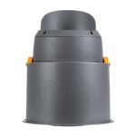 GLOBOSTAR® FLOODSIMA 90495 Κινούμενος Προβολέας Σποτ Wall Washer με Αντιθαμβωτική Γρίλια LED 36W 3240lm 30° DC 24V Αδιάβροχο IP67 Θερμό Λευκό 2700K Dimmable - Bridgelux SMD Chip - Γκρι Ανθρακί - Μ21 x Π26 x Υ27cm - 3 Χρόνια Εγγύηση - Image 5