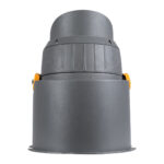 GloboStar® FLOOD-SIMA 90496 Κινούμενος Προβολέας - Σποτ Φωτισμού Wall Washer με Αντιθαμβωτική Γρίλια για Φωτισμό Κτιρίων LED 36W 3060lm 30° DC 24V Αδιάβροχο IP67 Μ21 x Π26 x Υ27cm RGBW DMX512 - Γκρι Ανθρακί - 3 Years Warranty - Image 6