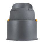GLOBOSTAR® FLOODSIMA 90497 Κινούμενος Προβολέας Σποτ Wall Washer με Αντιθαμβωτική Γρίλια LED 60W 5400lm 30° DC 24V Αδιάβροχο IP67 Θερμό Λευκό 2700K Dimmable - Bridgelux SMD Chip - Γκρι Ανθρακί - Μ29 x Π24 x Υ28.5cm - 3 Χρόνια Εγγύηση - Image 5