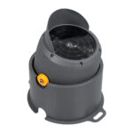 GloboStar® FLOOD-SIMA 90498 Κινούμενος Προβολέας - Σποτ Φωτισμού Wall Washer με Αντιθαμβωτική Γρίλια για Φωτισμό Κτιρίων LED 60W 5100lm 30° DC 24V Αδιάβροχο IP67 Μ29 x Π24 x Υ28.5cm RGBW DMX512 - Γκρι Ανθρακί - 3 Years Warranty - Image 3