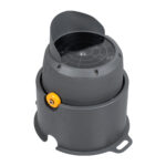 GloboStar® FLOOD-SIMA 90498 Κινούμενος Προβολέας - Σποτ Φωτισμού Wall Washer με Αντιθαμβωτική Γρίλια για Φωτισμό Κτιρίων LED 60W 5100lm 30° DC 24V Αδιάβροχο IP67 Μ29 x Π24 x Υ28.5cm RGBW DMX512 - Γκρι Ανθρακί - 3 Years Warranty - Image 4