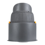 GloboStar® FLOOD-SIMA 90498 Κινούμενος Προβολέας - Σποτ Φωτισμού Wall Washer με Αντιθαμβωτική Γρίλια για Φωτισμό Κτιρίων LED 60W 5100lm 30° DC 24V Αδιάβροχο IP67 Μ29 x Π24 x Υ28.5cm RGBW DMX512 - Γκρι Ανθρακί - 3 Years Warranty - Image 6