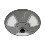 GLOBOSTAR® PARK 90500 Φωτιστικό Κεφαλής Post Top Πλατείας/Πάρκου LED 20W 900lm 120° με Ενσωματωμένο Φωτοβολταϊκό Panel 6V 20W & Επαναφορτιζόμενη Μπαταρία Li-ion 3.2V 25000mAh με Αισθητήρα Ημέρας-Νύχτας Αδιάβροχο IP65 Ψυχρό Λευκό 6000K - Γκρι Ανθρακί - Μ50 x Π50 x Υ19cm - 2 Χρόνια Εγγύηση - Image 4