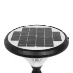 GLOBOSTAR® SQUARE 90503 Φωτιστικό Κεφαλής Post Top Πλατείας/Πάρκου/Κήπου LED 40W 1600lm 120° DC 5V με Ενσωματωμένο Φωτοβολταϊκό Panel 5V 25W & Επαναφορτιζόμενη Μπαταρία Li-ion 3.2V 30000mAh με Αισθητήρα Κίνησης-Ημέρας-Νύχτας Αδιάβροχο IP65 Θερμό Λευκό 2700K - Sanan SMD Chip - Γκρι Ανθρακί Ματ - Μ54 x Π54 x Υ48.5cm - 2 Χρόνια Εγγύηση - Image 3
