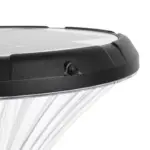 GLOBOSTAR® SQUARE 90503 Φωτιστικό Κεφαλής Post Top Πλατείας/Πάρκου/Κήπου LED 40W 1600lm 120° DC 5V με Ενσωματωμένο Φωτοβολταϊκό Panel 5V 25W & Επαναφορτιζόμενη Μπαταρία Li-ion 3.2V 30000mAh με Αισθητήρα Κίνησης-Ημέρας-Νύχτας Αδιάβροχο IP65 Θερμό Λευκό 2700K - Sanan SMD Chip - Γκρι Ανθρακί Ματ - Μ54 x Π54 x Υ48.5cm - 2 Χρόνια Εγγύηση - Image 4