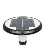 Globostar® SQUARE 90504 Φωτιστικό Κεφαλής Post Top Πλατείας/Πάρκου/Κήπου LED 25W 1000lm με Ανιχνευτή Κίνησης και Αισθητήρα Νυχτός IP65 Ψυχρό Λευκό 6000K - 2 Χρόνια Εγγύηση - Image 3