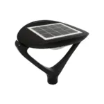 GLOBOSTAR® SQUARE 90507 Φωτιστικό Στύλου/Κολώνας Πλατείας/Πάρκου/Κήπου με Ασύρματο Χειριστήριο LED 20W 800lm 120° Ενσωματωμένο Φωτοβολταϊκό Panel 6V 20W & Επαναφορτιζόμενη Μπαταρία Li-ion 3.2V 20000mAh με Αισθητήρα Κίνησης-Ημέρας-Νύχτας Αδιάβροχο IP65 Θερμό Λευκό 2700K - Μαύρο- Μ60 x Π47 x Υ48cm - 2 Χρόνια Εγγύηση - Image 3