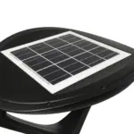 GLOBOSTAR® SQUARE 90507 Φωτιστικό Στύλου/Κολώνας Πλατείας/Πάρκου/Κήπου με Ασύρματο Χειριστήριο LED 20W 800lm 120° Ενσωματωμένο Φωτοβολταϊκό Panel 6V 20W & Επαναφορτιζόμενη Μπαταρία Li-ion 3.2V 20000mAh με Αισθητήρα Κίνησης-Ημέρας-Νύχτας Αδιάβροχο IP65 Θερμό Λευκό 2700K - Μαύρο- Μ60 x Π47 x Υ48cm - 2 Χρόνια Εγγύηση - Image 5