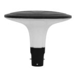 GLOBOSTAR® SQUARE 90511 Φωτιστικό Στύλου/Κολώνας Πλατείας/Πάρκου/Κήπου LED 100W 12000lm 120° AC 220-240V Αδιάβροχο IP65 Ψυχρό Λευκό 6000K - Γκρι Ανθρακί - Φ54 x Υ45cm - 2 Χρόνια Εγγύηση - Image 3