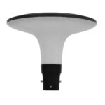 GLOBOSTAR® SQUARE 90511 Φωτιστικό Στύλου/Κολώνας Πλατείας/Πάρκου/Κήπου LED 100W 12000lm 120° AC 220-240V Αδιάβροχο IP65 Ψυχρό Λευκό 6000K - Γκρι Ανθρακί - Φ54 x Υ45cm - 2 Χρόνια Εγγύηση - Image 4
